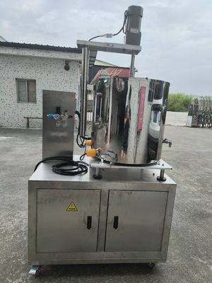 เครื่องเติมครีมแบบ Servo Double Head เครื่องเติมครีม 5KW 80L