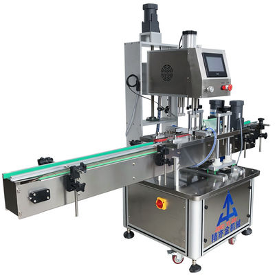 หลายชนิดของขวด เครื่องปิดขวด servo เครื่องปิดขวดอัตโนมัติ 20-50 ชิ้น / นาที