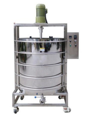 วัสดุลิปสติก 500L สับและทําความร้อนถังเหล็กไร้ขัด 500L กลอง